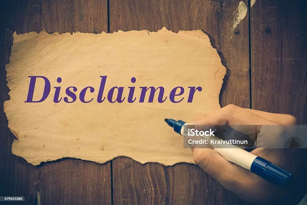 Disclaimer